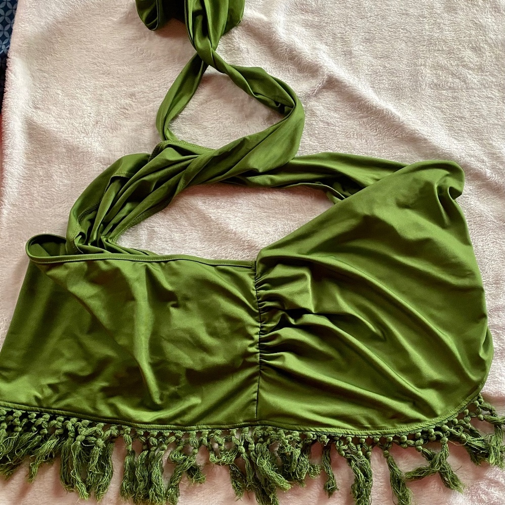 Green tube top